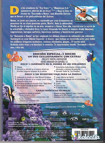 Buscando A Nemo 2003 United States Andrew Stanton, Lee Unkrich DVD ...